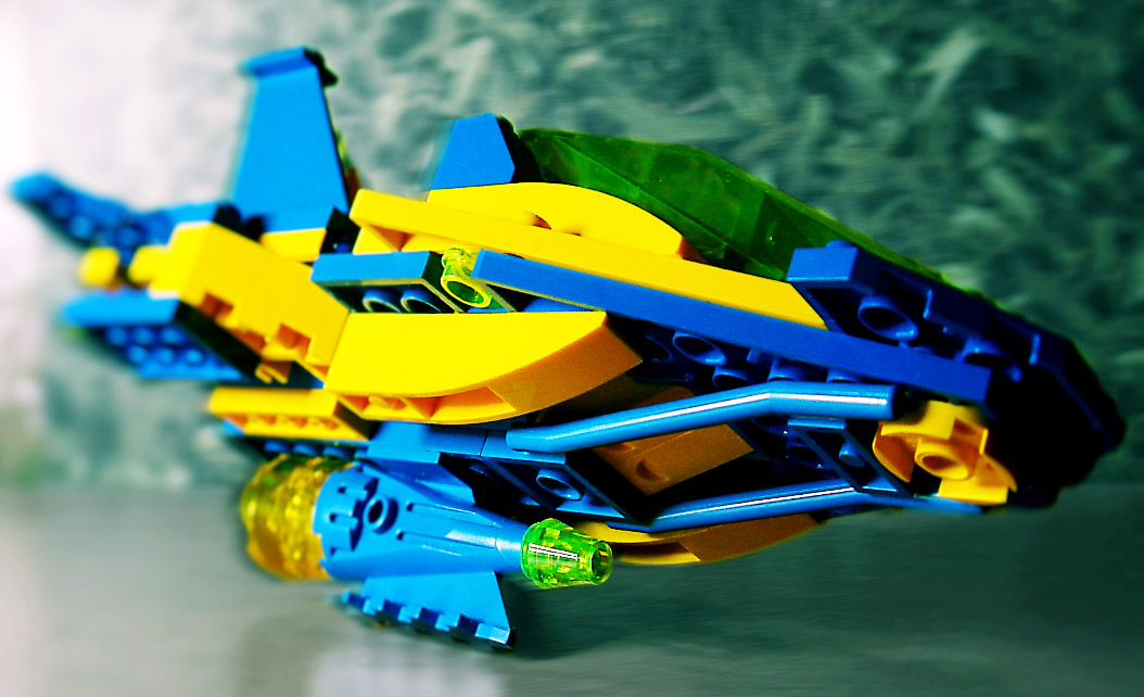 Lego Feisar (Wipeout XL) ship - click to download .PDF instructions!